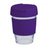Flip Lid Glass Karma Kups Purple